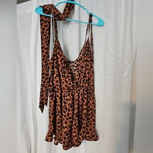 Leopard Romper